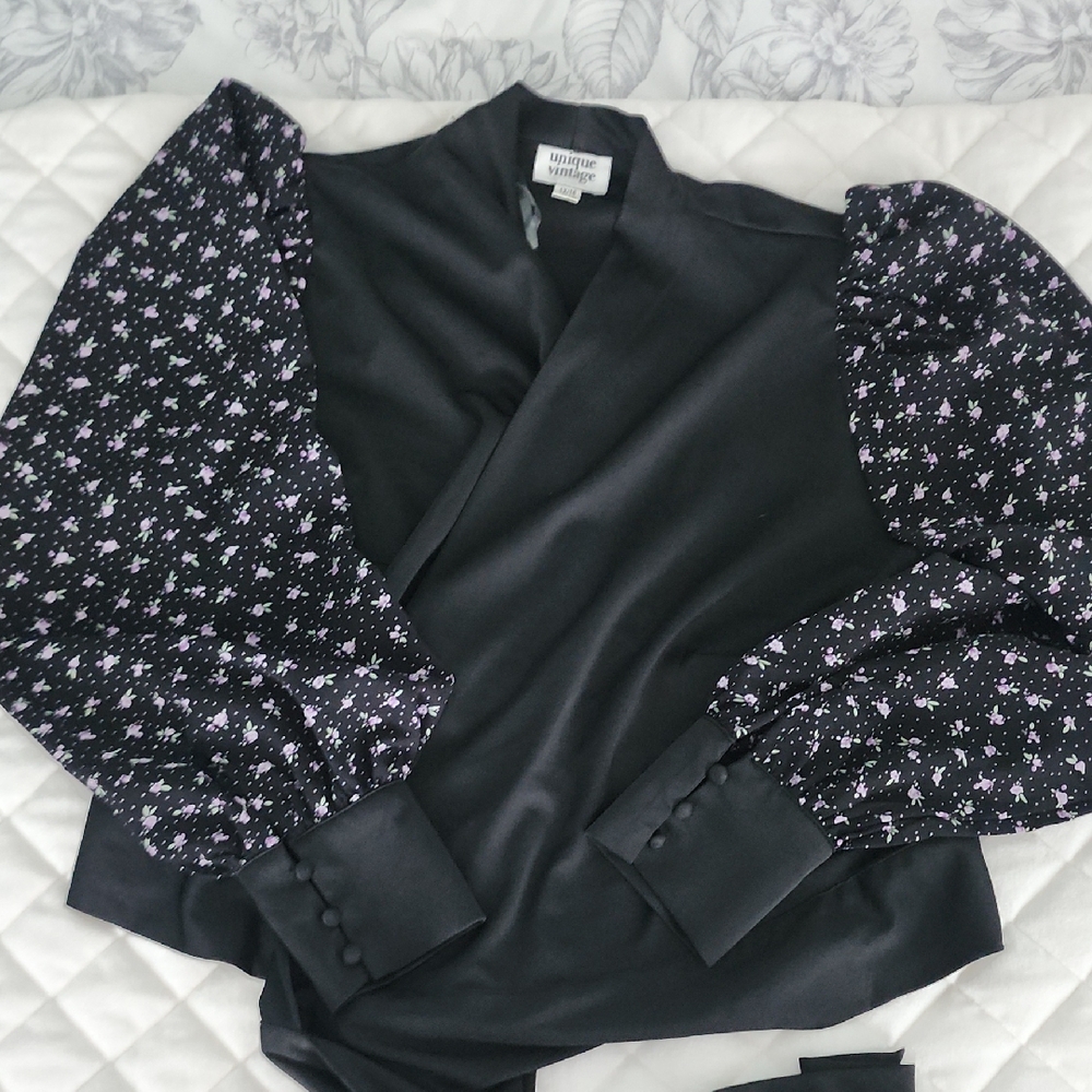 Floral Wrap Top